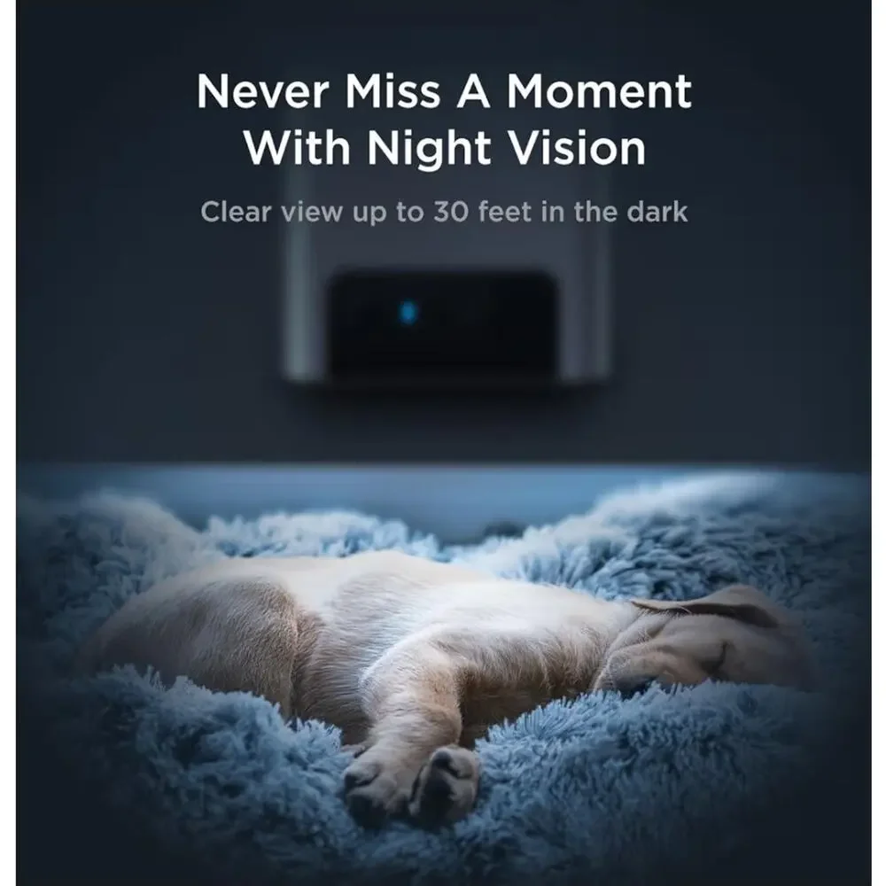 Petcube Bites 2 Lite WiFi Pet Camera Treat Dispenser 1080p HD Night Vision